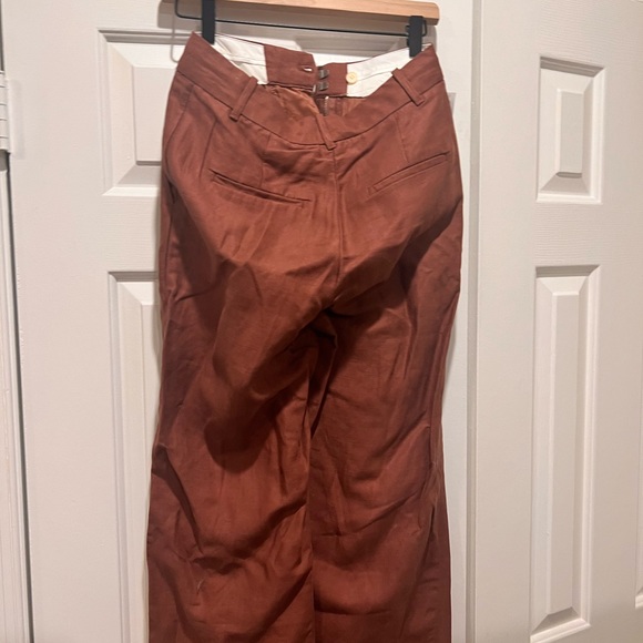 COPY - Aritzia Linen Effortless Pant in Mocha Sorbet - Picture 2 of 4